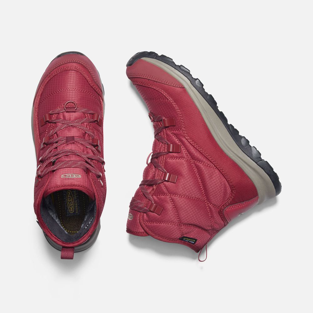 Keen Vinterkängor Dam Röda - Terradora Ii Waterproof - 358047KAI